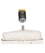 View: H316 Bolt-On Wet Mop Handle, Metal Cap, Wood Handle